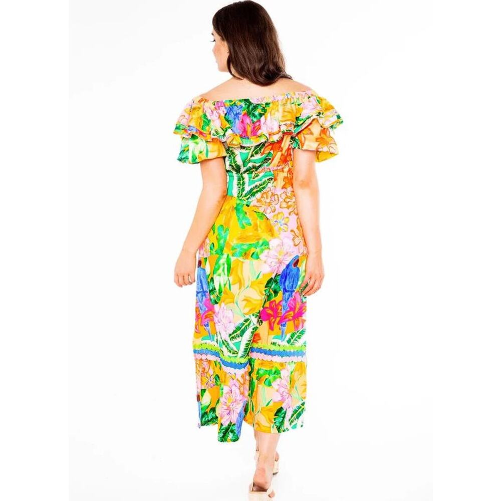 ALDEN ADAIR Women's Filsan Dress Size L In Santiago - Picture 3 of 12
